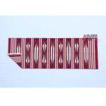 Multi Size Red And White Modern Striped Cotton Handmade Runner Rug- Washable Runner Kilim