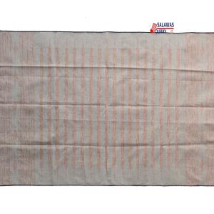 Multi Sizes Cotton  Beige and Red Modern Striped Flat Weave Indian Rug - High Quality Cotton Flatweave Rug