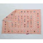 Multi Sizes Cotton Blush Pink And White Flat Weave Indian Rug - Royal Premium Design Kilim Carpet, High Quality Cotton Flatweave Rug